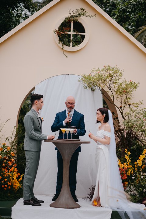 Christina & Xavier wedding at An Lam Retreat Saigon in TP.HCM — photo 37