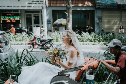 Tess & Andy wedding at Museum of Ho Chi Minh city in TP.HCM — photo 36