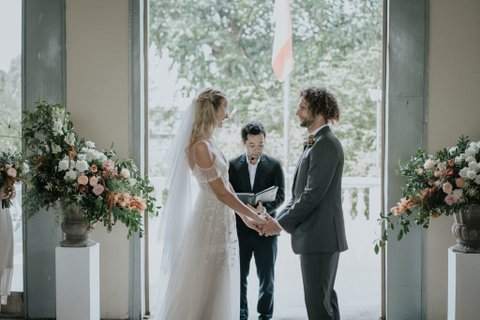 Tess & Andy wedding at Museum of Ho Chi Minh city in TP.HCM — photo 14