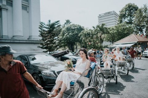 Tess & Andy wedding at Museum of Ho Chi Minh city in TP.HCM — photo 37