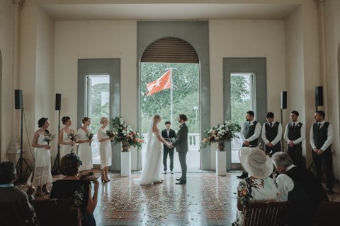 Tess & Andy wedding at Museum of Ho Chi Minh city in TP.HCM — photo 13