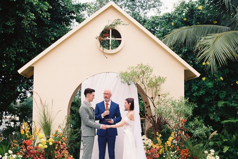 Christina & Xavier wedding at An Lam Retreat Saigon in TP.HCM — photo 32