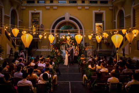 Mai & Chris wedding at Ho Chi Minh City Museum of Fine Art in TP.HCM — photo 18