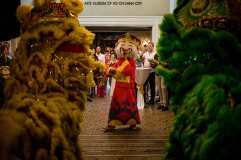 Mai & Chris wedding at Ho Chi Minh City Museum of Fine Art in TP.HCM — photo 23