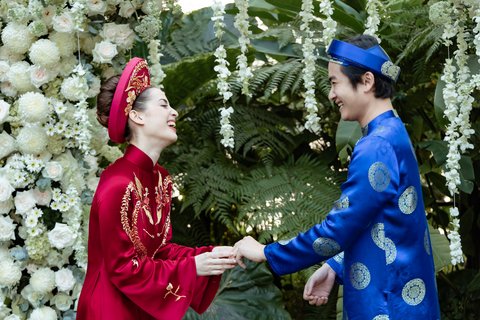 Sarah & Matthieu wedding at An Lam Retreat Saigon in TP.HCM — photo 17