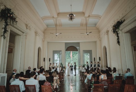 Tess & Andy wedding at Museum of Ho Chi Minh city in TP.HCM — photo 11