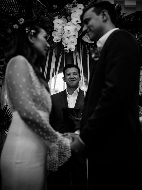 Mai & Chris wedding at Ho Chi Minh City Museum of Fine Art in TP.HCM — photo 19