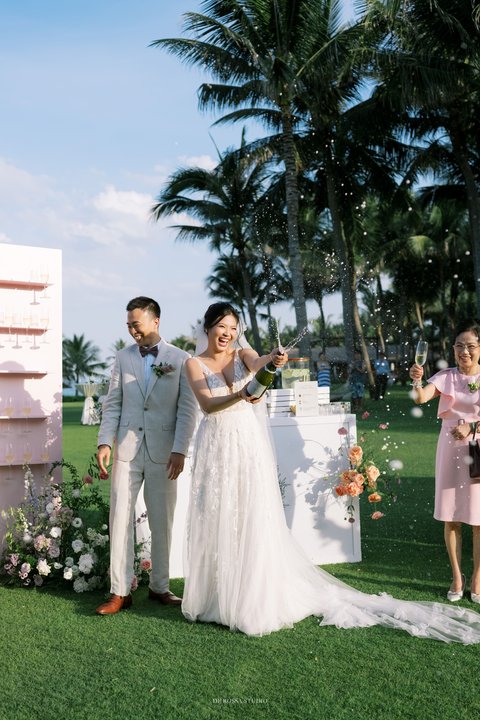 Đám cưới Hương & Shawn tại The Anam Cam Ranh ở Nha Trang — ảnh 30