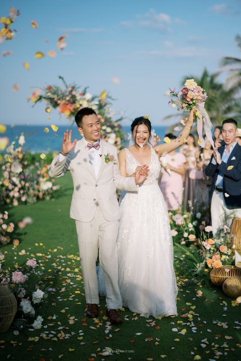 Đám cưới Hương & Shawn tại The Anam Cam Ranh ở Nha Trang — ảnh 31