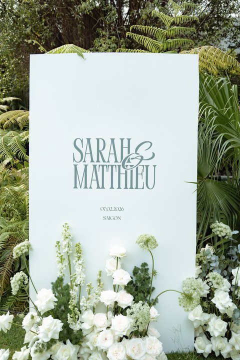 Sarah & Matthieu wedding at An Lam Retreat Saigon in TP.HCM — photo 13