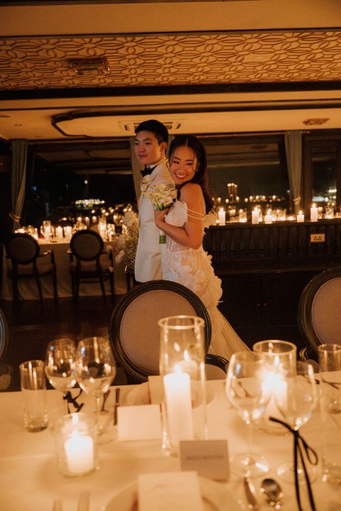 Uyên & Quân wedding at La Regina Cruise Ha Long in Quảng Ninh — photo 32